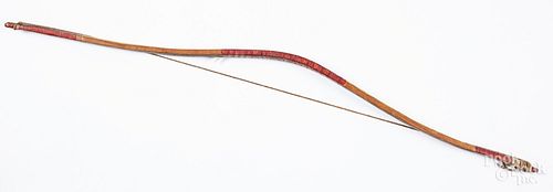 Good Plains Indian painted bow
