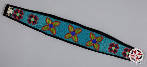 Cree Indian beaded belt