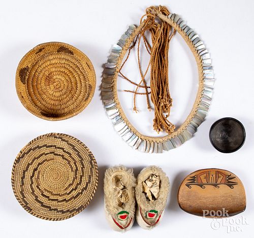 Six various tribal artifacts