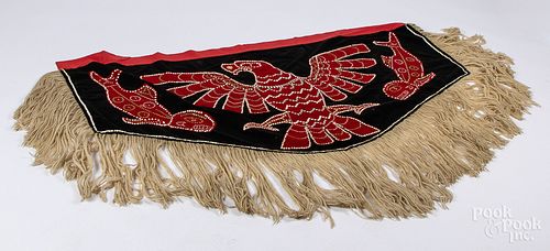 Native American Indian sequined dance shawl