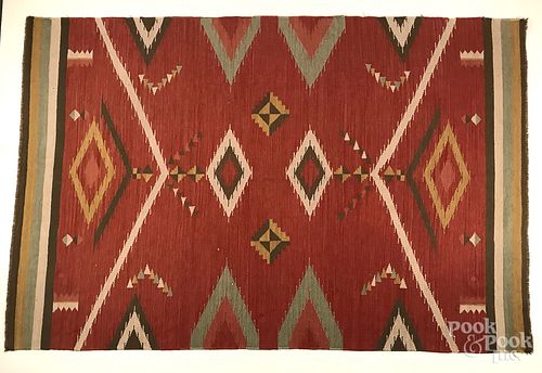 Two Native American style rugs
