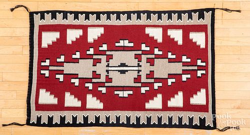 Navajo Indian rug, 53" x 34 1/2".