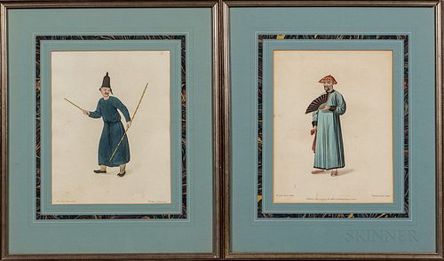 Two Prints "A Boschee" and "A Mandarin in His Summer Dress,"