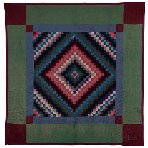 Amish Square Pattern Quilt