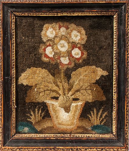 Needlepoint Picture of a Flower