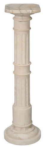 White Marble Fluted Column-Form