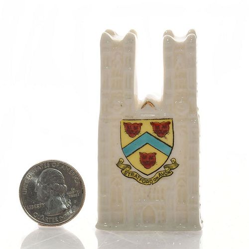 ARCADIAN CHINA CRESTED HERALDIC WESTMINSTER ABBEY FIGURE