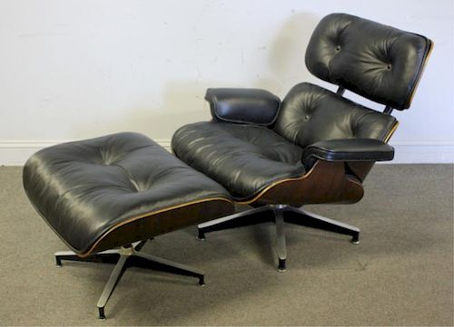 Midcentury Eames 670/ 671 Lounge Chair & Ottoman.