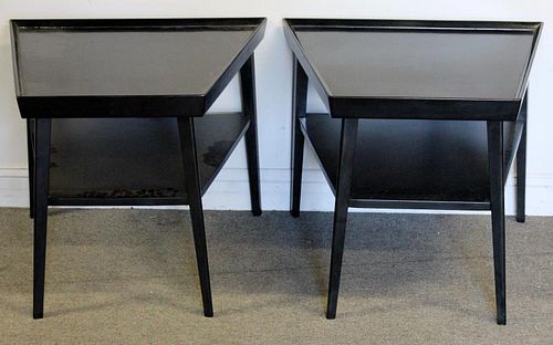 Midcentury Pair of Robsjohn-Gibbons Style Tables.