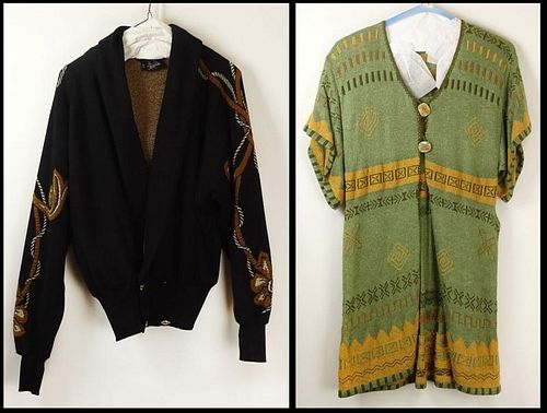 From a Palm Beach Socialite, a Lot of Two (2) Retro/Vintage Sweaters