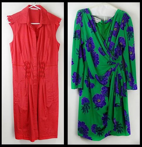 From a Palm Beach Socialite, a Lot of Two (2) Retro/Vintage Dresses