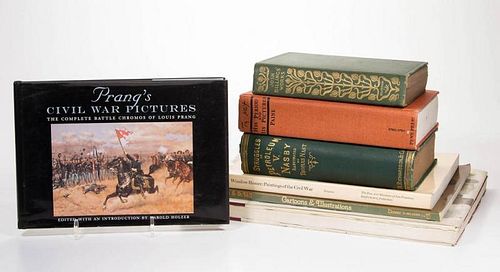 CIVIL WAR ART REFERENCE AND OTHER VOLUMES, LOT OF SEVEN