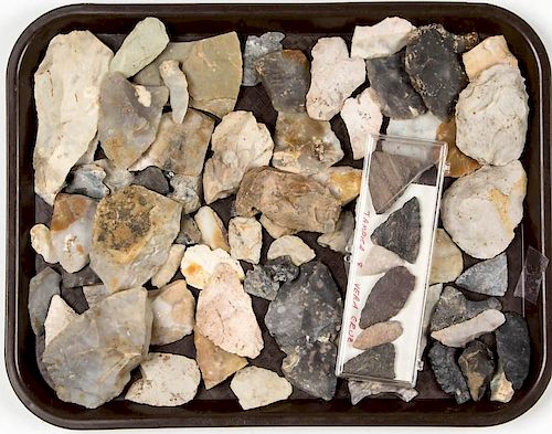 NATIVE AMERICAN STONE POINTS AND TOOLS