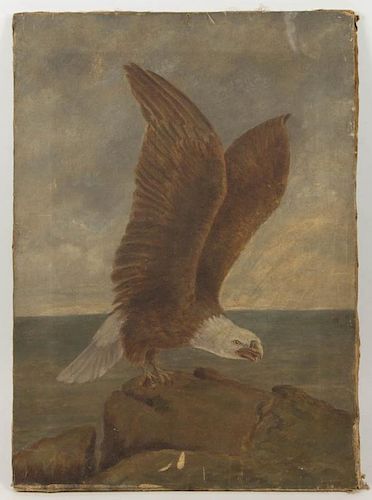 AMERICAN SCHOOL (LATE 19TH / EARLY 20TH CENTURY) PATRIOTIC PAINTING