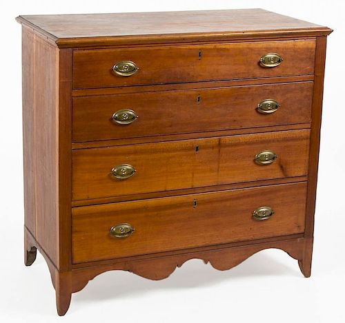 WINCHESTER AREA, SHENANDOAH VALLEY OF VIRGINIA, FEDERAL CHERRY BUREAU / CHEST OF DRAWERS