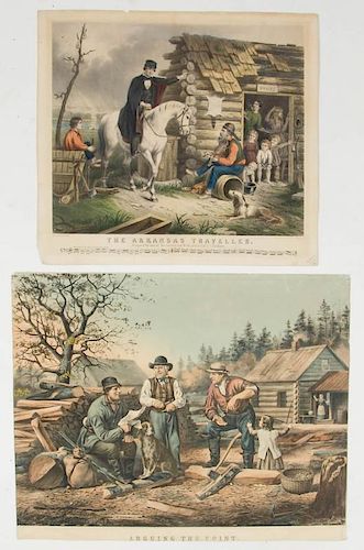 AMERICAN WESTERN TRAVEL GENRE PRINTS, LOT OF TWO