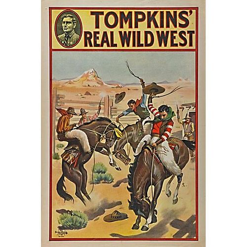 FOUR TOMPKINS REAL WILD WEST POSTERS
