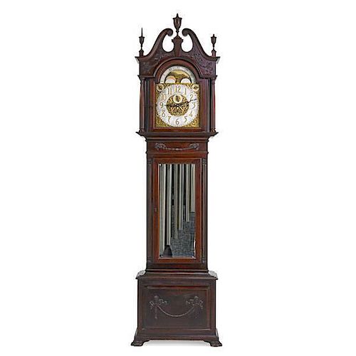 HOOVER & SMITH TALL CASE CLOCK