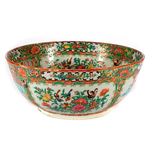 Chinese Rose Canton bowl.