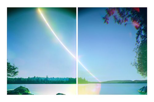 CALEB CHARLAND '04, Variations in the Light of the Setting Sun, Three Days in a Row, Hopkins Pond, Mariaville, Maine