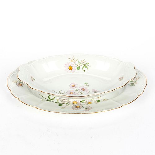 FINE BOHEMIAN CHINA SERVING DISHES