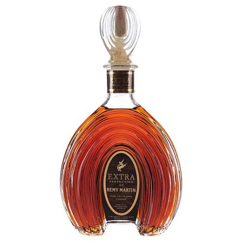 Rémy Martin. Extra perfection. Cognac. France. Crystal decanter with stopper.