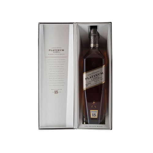 Johnnie Walker. Platinum Label. Blended. Scotch Whisky.