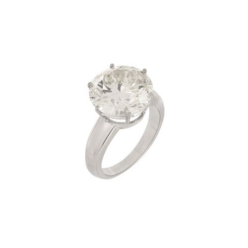 9.39 Carat Diamond and 18K Engagement Ring