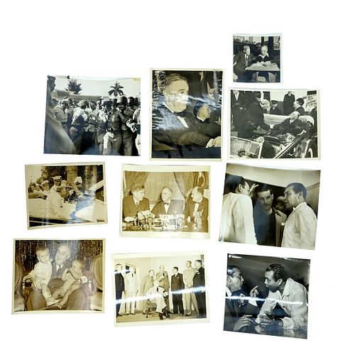 Nine (9) Original Historical Photographs