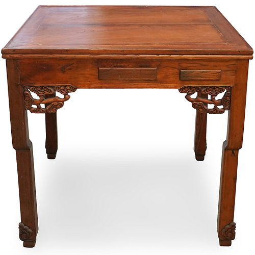 Antique Chinese Wood Mahjong Table