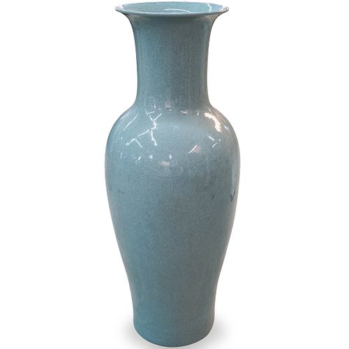 Chinese Crackled Ceramic Vase