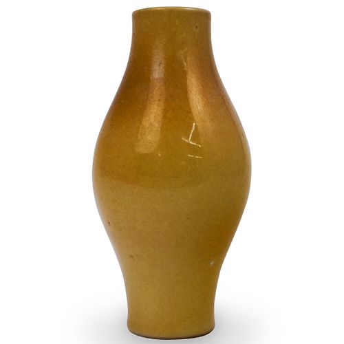 Chinese Lemon Glazed Vase