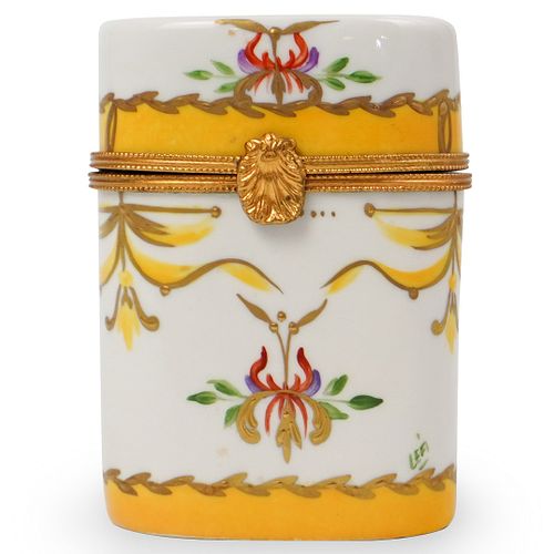 Limoges Porcelain Trinket Box