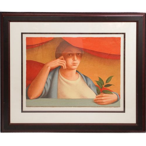 George Tooker Signed Litho (American, 1920-2011)