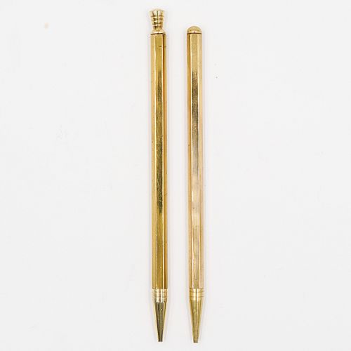 (2 Pc) Gold Filled Mechanical Pencils