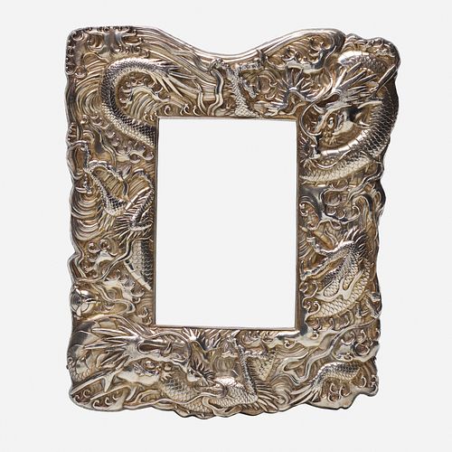 Chinese Export, repousse frame