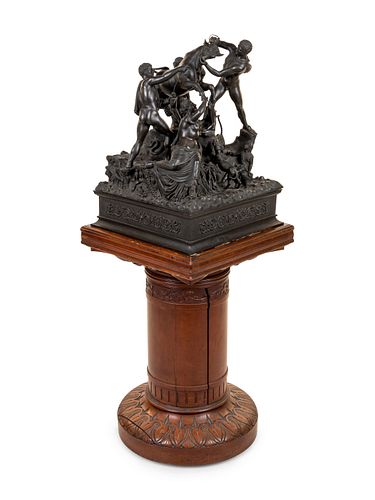 An Italian Bronze Figural Group After the Antique