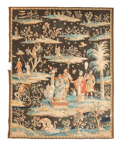 An English Wool Tapestry Attributed to John Vanderbank