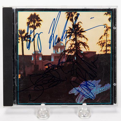 THE EAGLES, "HOTEL CALIFORNIA" AUTOGRAPHED CD