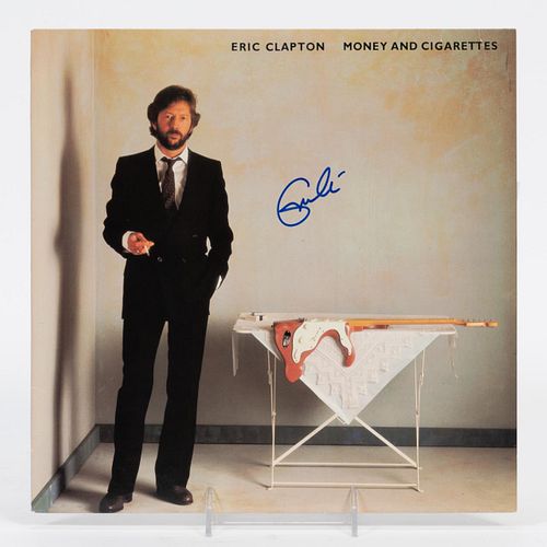 ERIC CLAPTON "MONEY AND CIGARETTES" SIGNED ALBUM