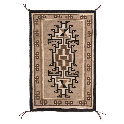 Navajo Two Grey Hills Weaving / Rug, From the John Andrews Collection, Native Jackets