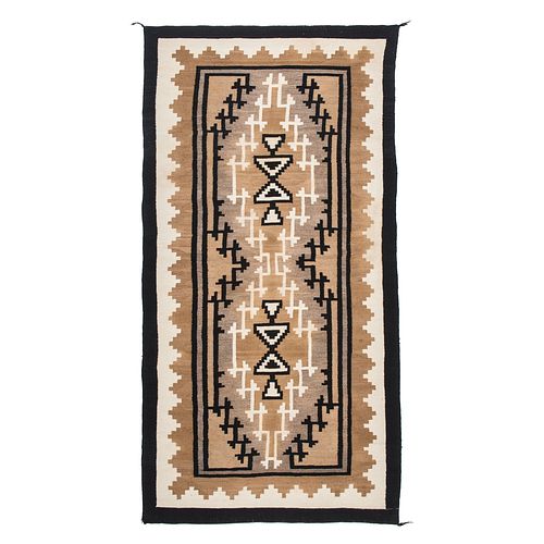 Navajo Two Grey Hills Weaving / Rug, From the John Andrews Collection, Native Jackets