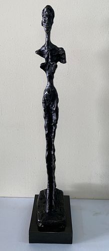 Swiss Bronze Sculpture Alberto Giacometti Femme de Boo