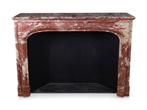 A French Marble Fireplace Mantel