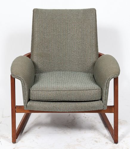 Ico Parisi Manner Modern Upholstered Club Armchair