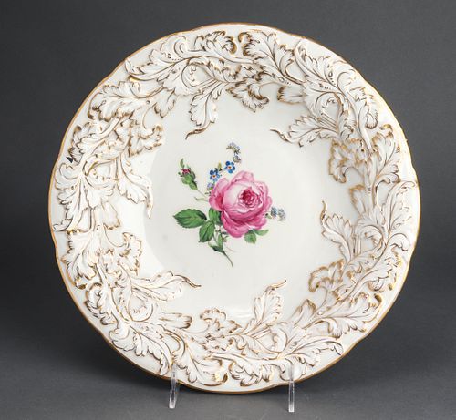 Meissen Painted Porcelain Serving Bowl