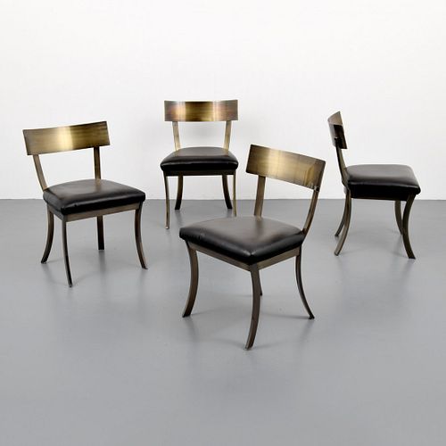DIA Klismos Style Dining Chairs, Set of 4