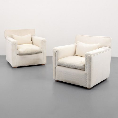 Pair of Samuel Marx Lounge Chairs, Plotkin-Dresner Residence