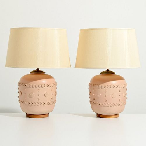Pair of Kaza Table Lamps Selected by Samuel Marx, Plotkin-Dresner Residence