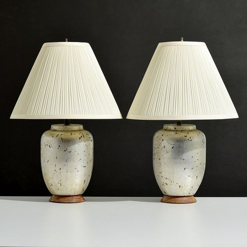 Pair of Table Lamps Selected by Samuel Marx, Plotkin-Dresner Residence